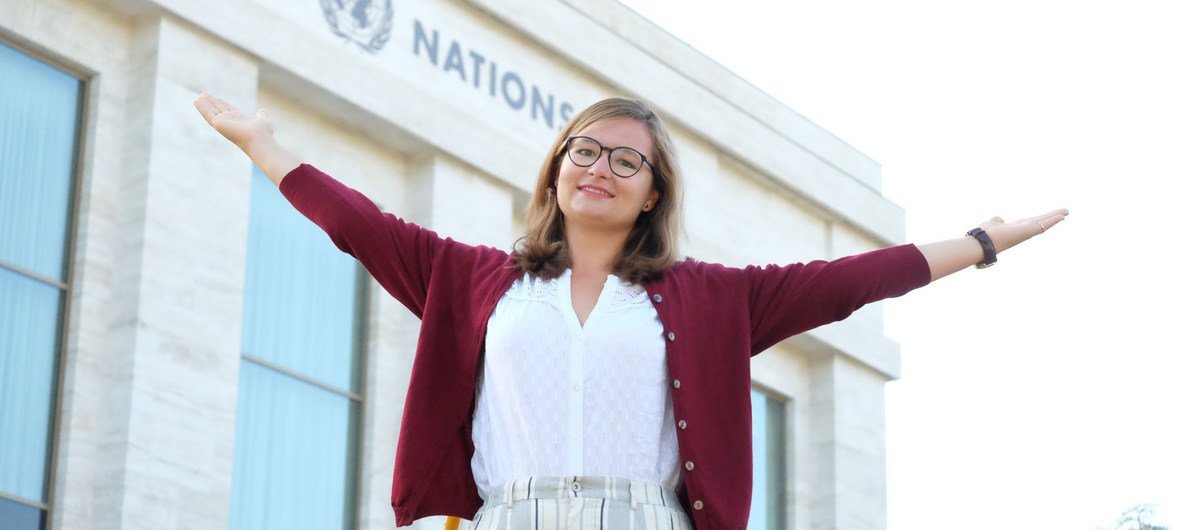Marie-Claire Graf, 23 ans, est une activiste pour le climat, originaire de Bâle, en Suisse. Elle participera au Sommet des jeunes sur le climat au siège des Nations Unies à New York le 23 septembre 2019