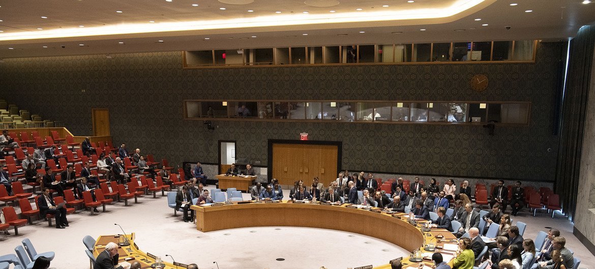 Reunión del Consejo de Seguridad de la ONU.