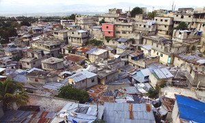 An informal settlement in Port-Au-Prince, Haiti.