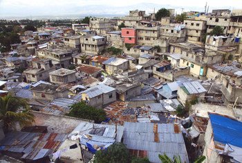 An informal settlement in Port-Au-Prince, Haiti.