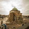 تعرض مسجد النوري في مدينة الموصل العراقية لأضرار جسيمة بسبب انفجار عام 2017 أثناء احتلال داعش للمدينة.
