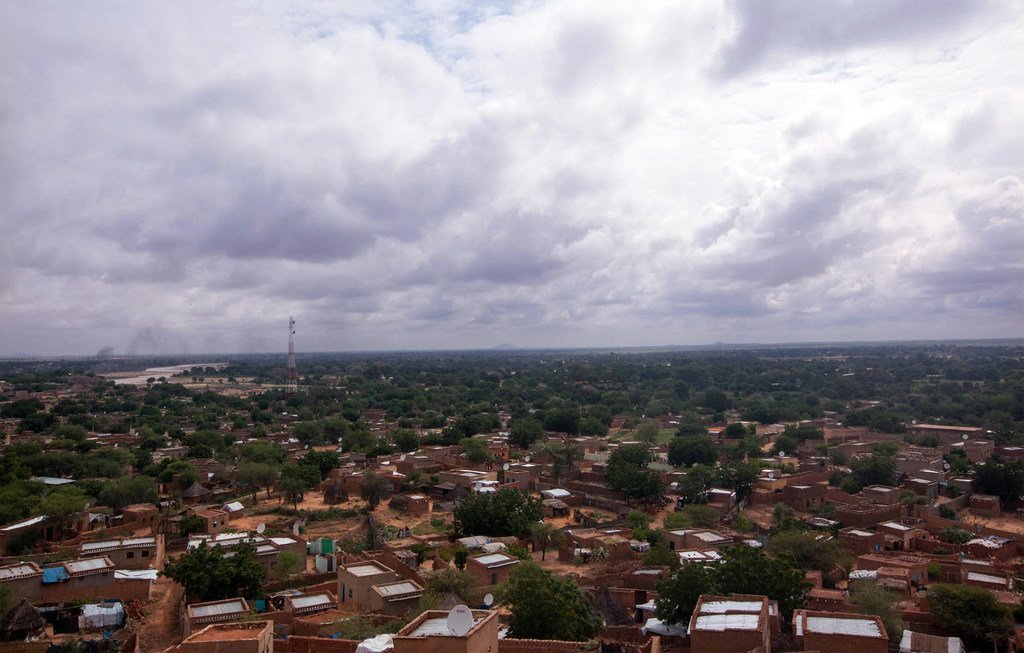 Une vue d'Al Geneina, dans l'Etat du Darfour occidental, au Soudan, où les violence intercommunautaires auraient commencé.