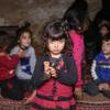 叙利亚一名流离失所的女孩