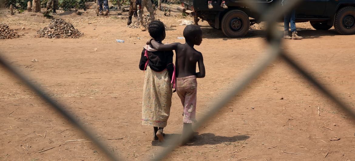 Des enfants déplacés au Soudan duSud.