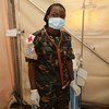 Private  Monica Constantino Nyagawa, analinda amani nchini Jamhuri ya Kidemokrasia ya Congo, DRC chini ya bendera ya Umoja wa MAtaifa. Yeye anatoka Tanzania.