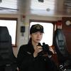 चीन में एक जहाज़ पर महिला प्रशिक्षु नाविक.