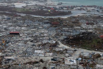Marsh Harbor on Great Abaco Island, Bahamas, was devastated by the category 5 Hurricane Dorian in September.