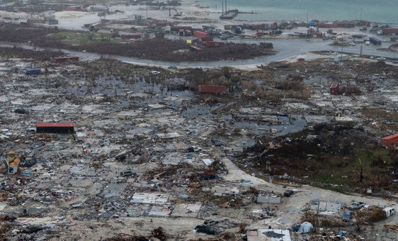 Marsh Harbor on Great Abaco Island, Bahamas, was devastated by the category 5 Hurricane Dorian in September.