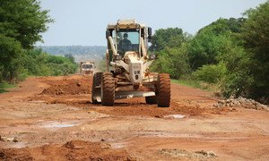 The UN Mission in South Sudan (UNMISS) has rehabilitated thousands of kilometres of roads in the country (file photo). 
