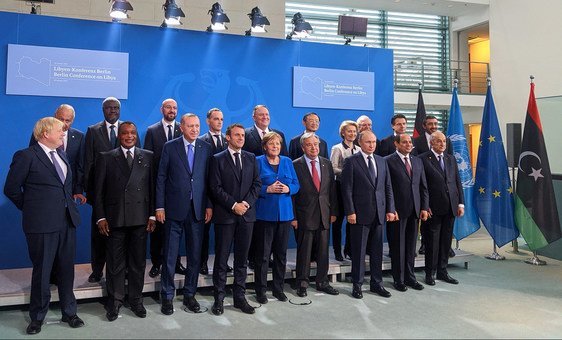 World leaders gather at the Berlin Conference on Libya in the German capital.