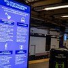 Un panneau dans le métro de New York donne des conseils sur la façon de stopper la propagation du coronavirus.