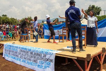 An outreach campaign on the prevention of sexual exploitation and abuse takes place in South Kivu, Democratic Republic of the Congo.