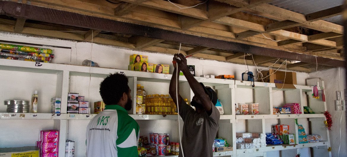 It's hoped the swarm grids will enable Vanuatu to transition to 100 per cent renewable energy.