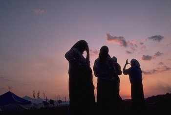 Women near the town of Kladanj, in Bosnia and Herzegovina (1995).
