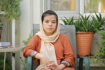 Mursal Fasihi, 17 ans, ne peut pas retourner étudier en Afghanistan.