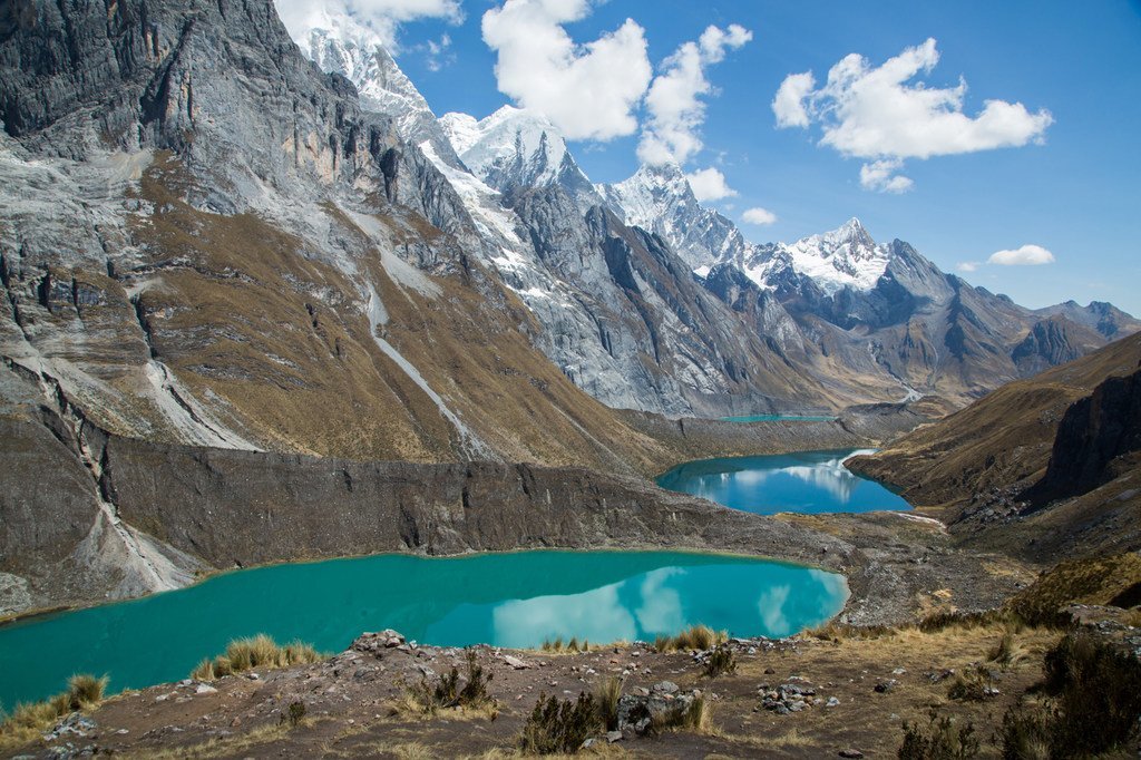 La Cordillera Huayhuash en août 2019. Les Andes contiennent 99% des glaciers tropicaux du monde et 71% se trouvent au Pérou.