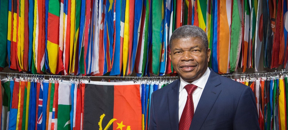 O presidente de Angola, João Lourenço, no primeiro dia do debate de alto nível da 74ª sessão da Assembleia Geral.