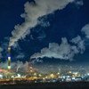 在蒙古乌兰巴托，燃煤发电厂排放的废气造成了空气污染。