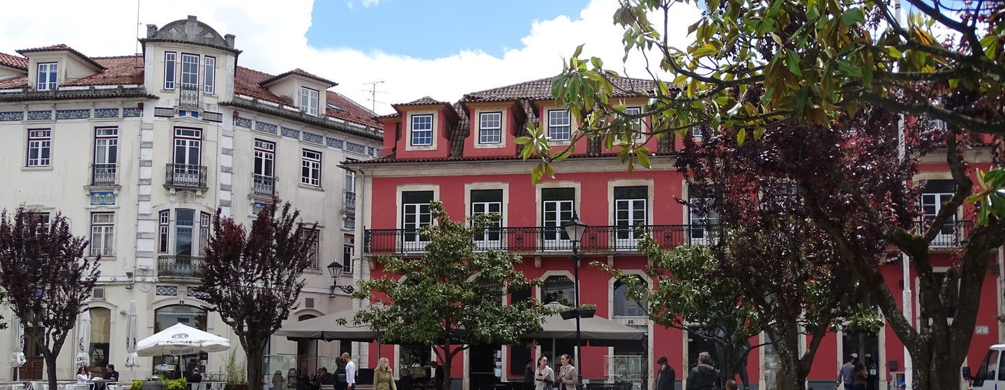 Cidade de Leiria, em Portugal.
