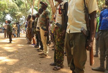 Former child soldiers are released in Yambio in South Sudan in 2018.