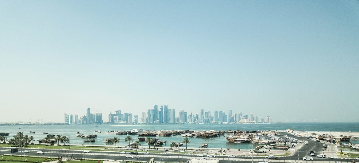 العاصمة القطرية، الدوحة.