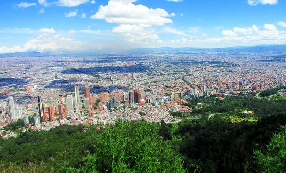 Bogotá, the capital city of Colombia.