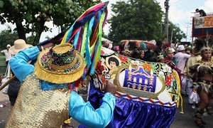 Bumba-meu-boi, do estado brasileiro do Maranhão, é uma prática ritualística que envolve formas de expressão musical, coreográfica, performática e lúdica.