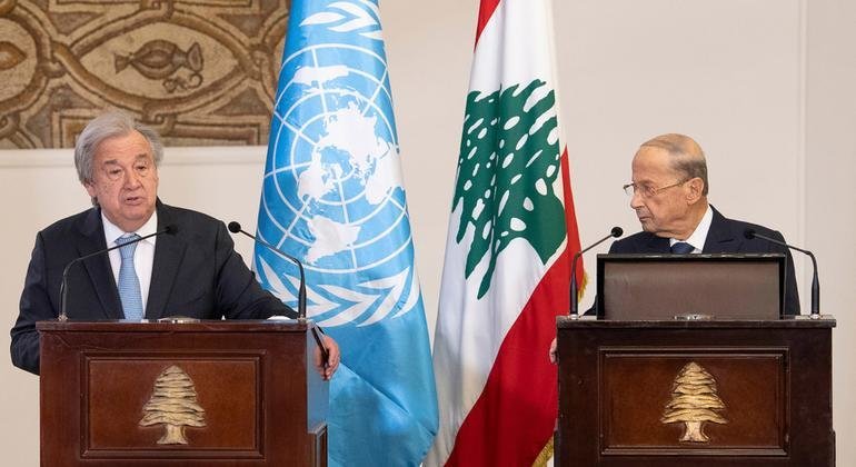 UN chief calls for unity among Lebanese leaders, affirms solidarity with citizens
