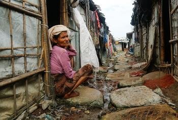 Rohingya Refugee Camp in Teknaf, Cox's Bazar, Bangladesh.