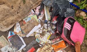 The Salhiyya family's personal belongings after the demolition of their home in East Jerusalem.