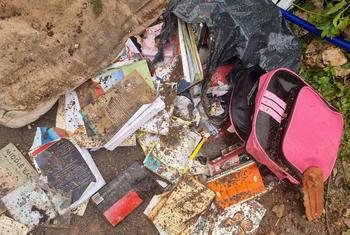 The Salhiyya family's personal belongings after the demolition of their home in East Jerusalem.
