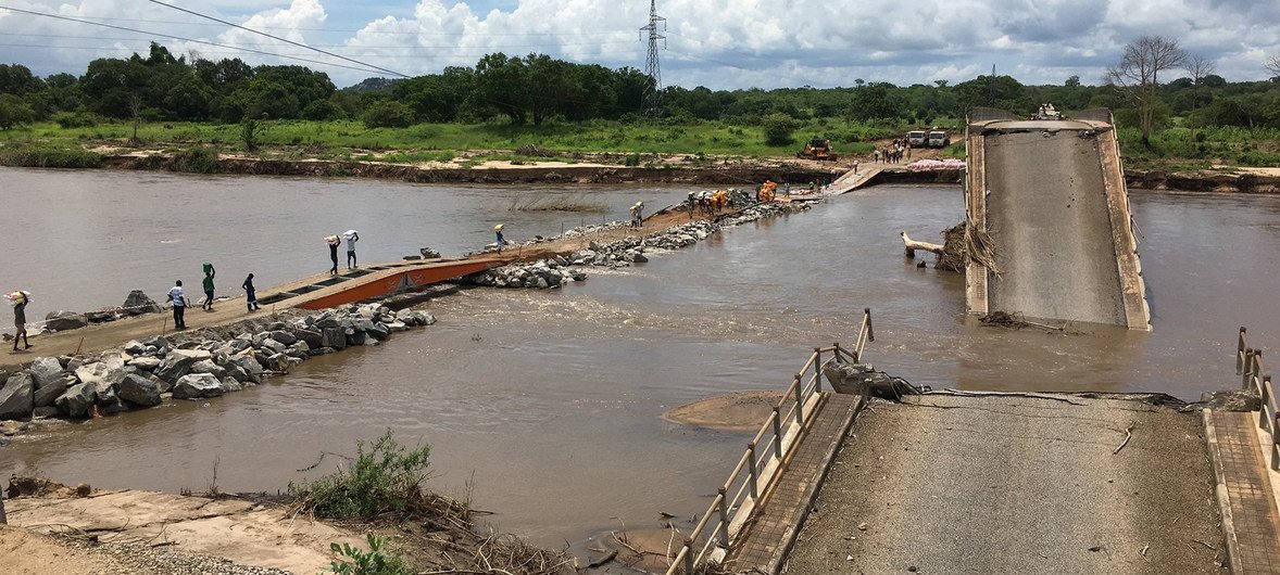 Parte da população de Cabo Delgado também sofreu com as recentes inundações, que destruíram pontes. 
