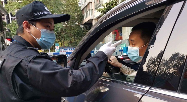 Restricciones de movimiento en China por el coronavirus. 