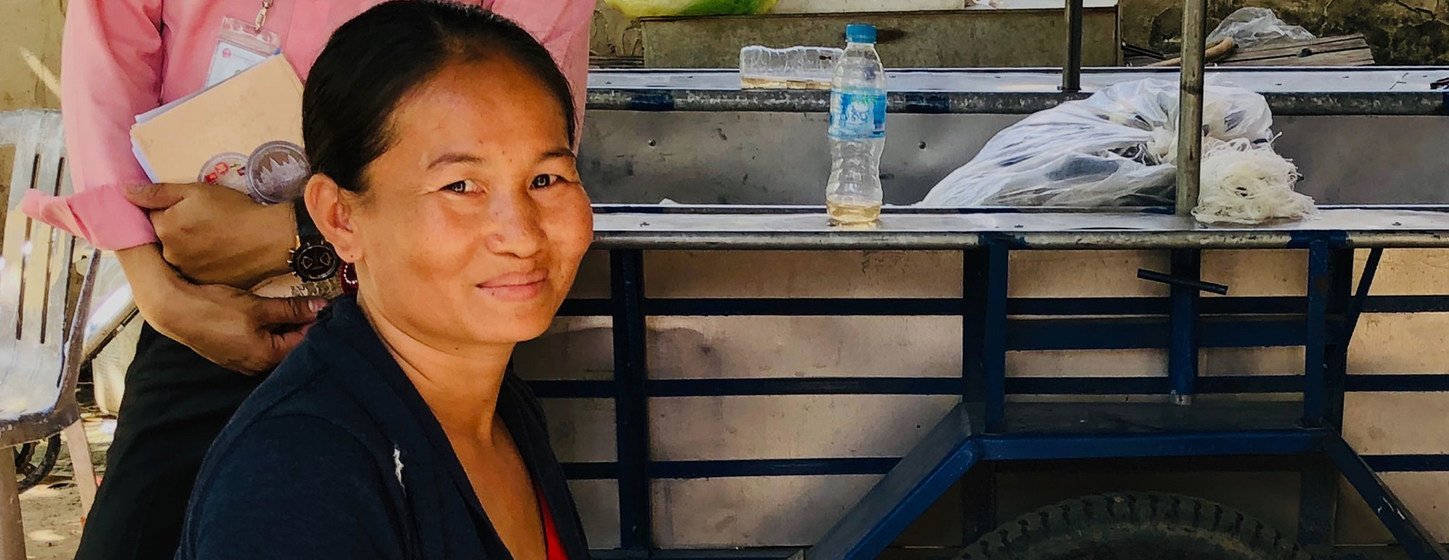 Sokkheng, who runs a village store in Cambodia, is supported by IIX’s WLB1 (Women’s Livelihood Bond 1).