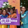  Jovens participam do lançamento da campanha 'Planeje sua vida' em Honduras.