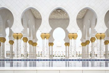 阿联酋的谢赫扎耶德大清真寺。