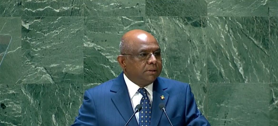 Abdulla Shahid é o presidente da 76ª sessão da Assembleia Geral das Nações Unidas
