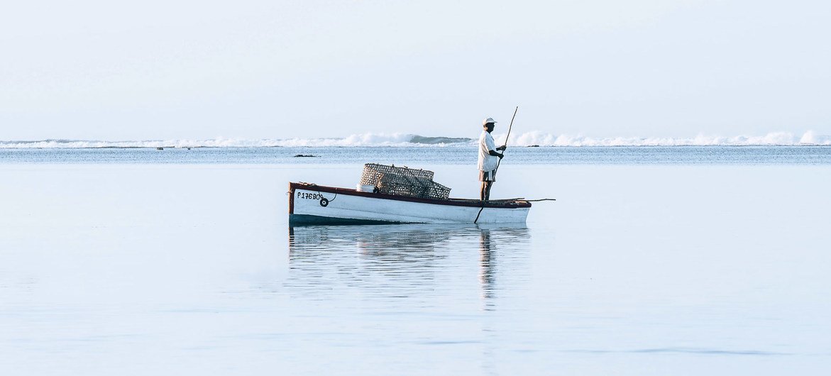 Mauritius' pristine marine environment is being threatened by the oil spill.