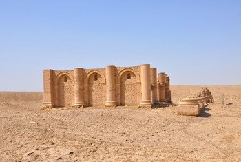 The Temple of Charyos in southern Iraq, built during the same Mesopotamian era when the Gilgamesh Dream Tablet was inscribed.