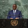 Le Président du Sénégal, Macky Sall, au débat général de la 77e session de l'Assemblée générale des Nations Unies.