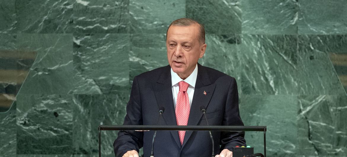 Президент Турции Реджеп Тайип Эрдоган выступил в ходе общеполитической дискуссии 77-й сессии Генассамблеи ООН. 