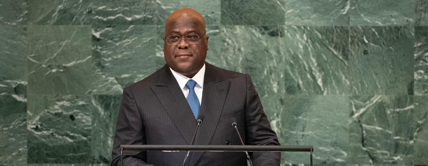 President Félix-Antoine Tshisekedi Tshilombo of the Democratic Republic of the Congo addresses the general debate of the General Assembly’s seventy-seventh session.