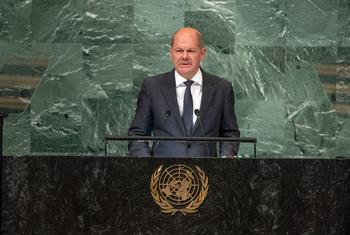 Chancellor Olaf Scholz of Germany addresses the general debate of the General Assembly’s seventy-seventh session.