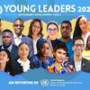 Le groupe 2022 des 17 Jeunes leaders pour les objectifs de développement durable.