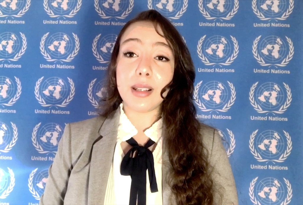 ياسمين وباهي متدربة بمكتب الأمم المتحدة المعني بالمخدرات والجريمة. 