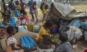 今年一月，中非共和国首都班吉北部的贝古瓦（Begoua）有多达2000人为躲避暴力而被迫逃离家园。