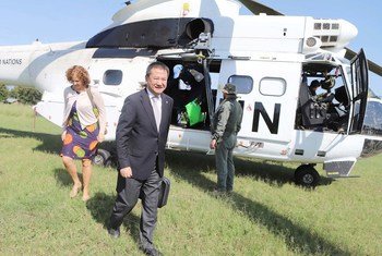 联合国秘书长非洲大湖区问题特使夏煌2019年访问刚果（金）。