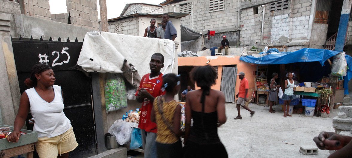 O bairro Delmas 32 na capital haitiana, Porto Príncipe, é um dos mais pobres do país caribenho.