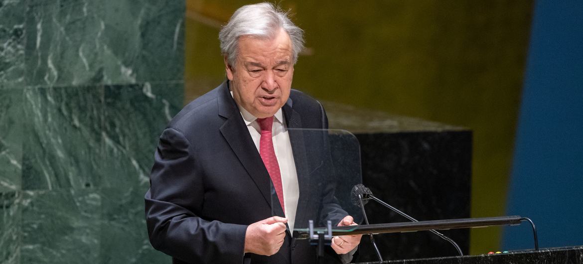 यूएन महासचिव एंतोनियो गुटेरेश ने संयुक्त राष्ट्र महासभा में, वर्ष 2022 के लिये अपनी प्राथमिकताएँ पेश की हैं. 