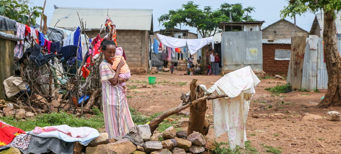 There are approximately 25,000 refugees in Mai Aini and Adi Harush camps, including those who were relocated from Hitsats and Shimelba after these two camps were completely destroyed during the conflict. 